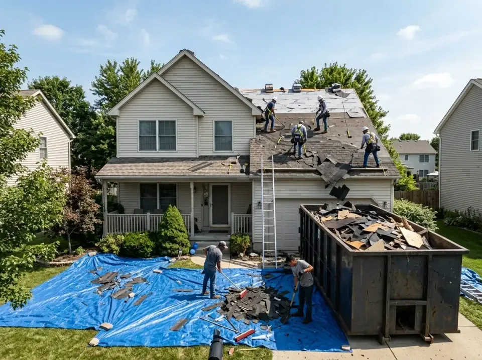 roof-replacement-debris-remova-004 — frequently asked questions, Cheapest Dumpster Rentals in Belle Plaine, IA